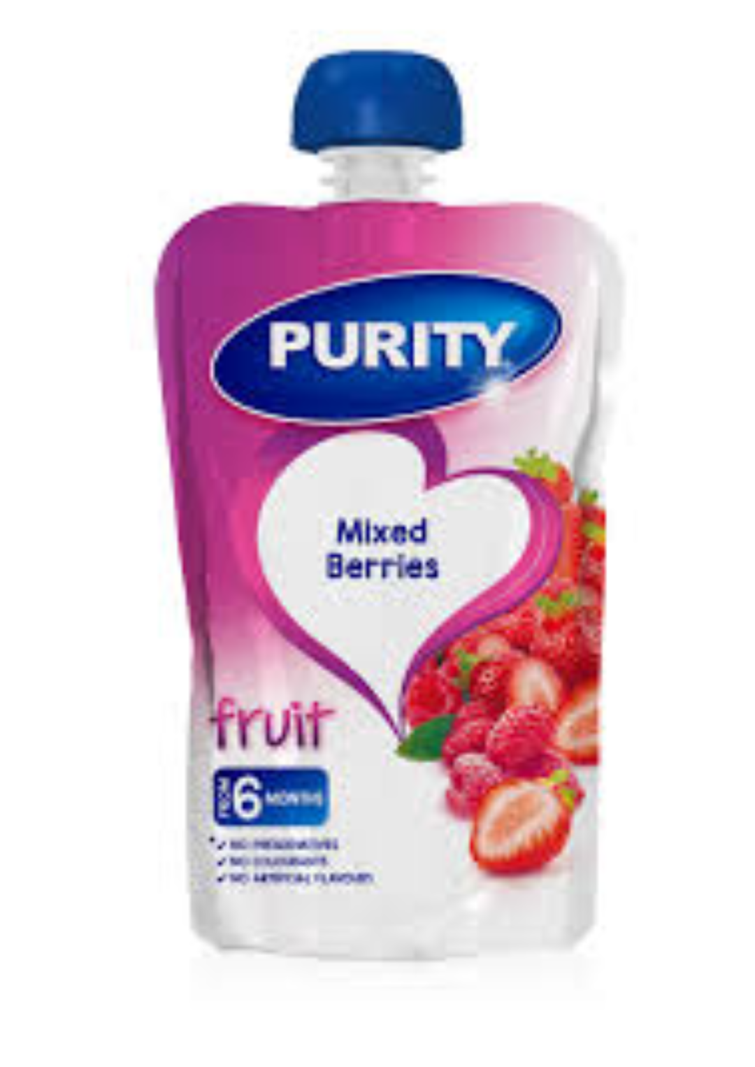 PURITY POUCHES MIXED BERRIES 110ML